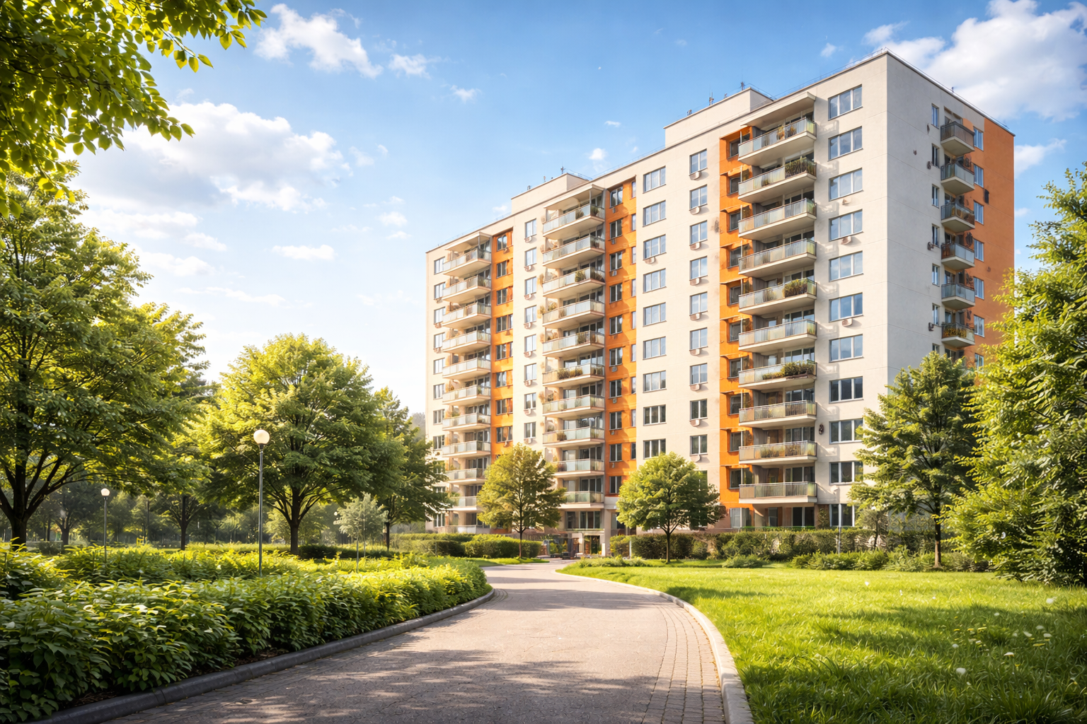 Čistý panelový dům